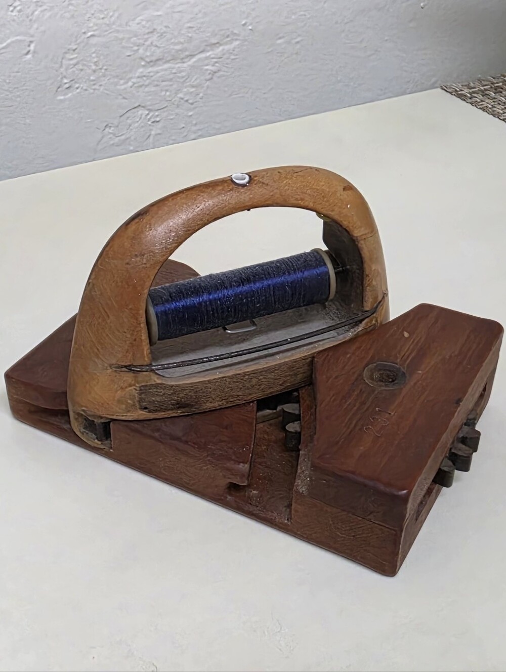 Vintage Antique Wooden Loom Shuttle